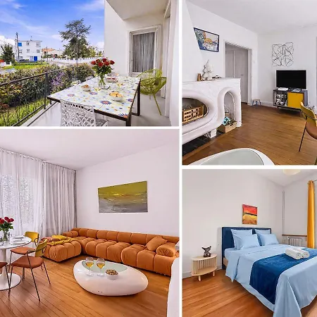 Apartmán T3 Authentique Avec Terrasse Et Parking Prive *